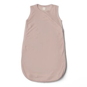 Goumi Light Pink/Tan/Rose Orgsnic Cotton Zip Swaddle Sleepsack Newborn 0/3Month